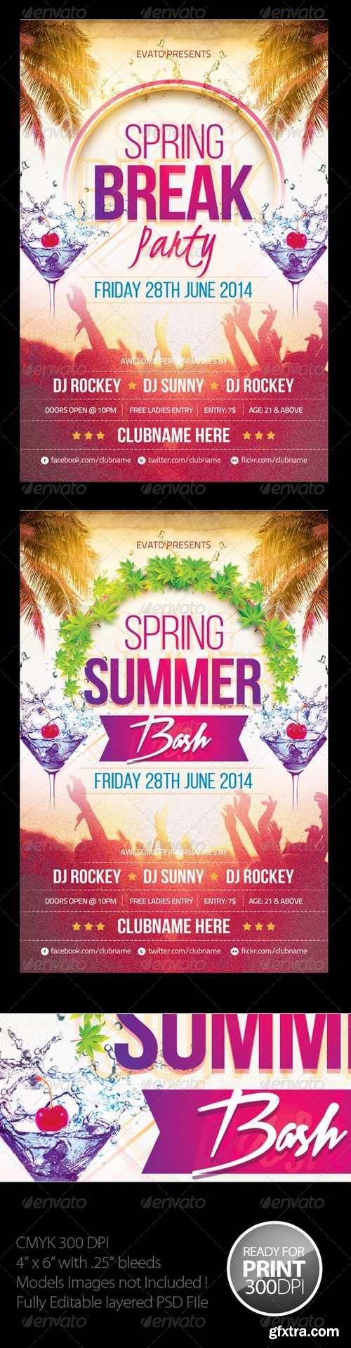 Summer - Spring Party Flyer - GraphicRiver