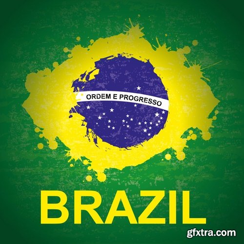 Brazil football world cup 2014 design elements in vector - 16 Eps - 3 Ai - 6 Svg