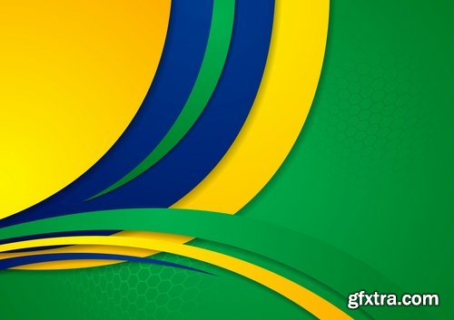 Brazil football world cup 2014 design elements in vector - 16 Eps - 3 Ai - 6 Svg