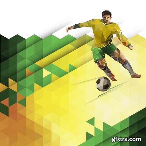 Brazil football world cup 2014 design elements in vector - 16 Eps - 3 Ai - 6 Svg