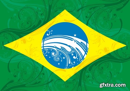 Brazil football world cup 2014 design elements in vector - 16 Eps - 3 Ai - 6 Svg