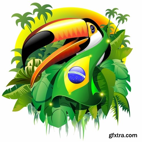 Brazil football world cup 2014 design elements in vector - 16 Eps - 3 Ai - 6 Svg