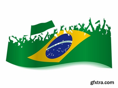 Brazil football world cup 2014 design elements in vector - 16 Eps - 3 Ai - 6 Svg