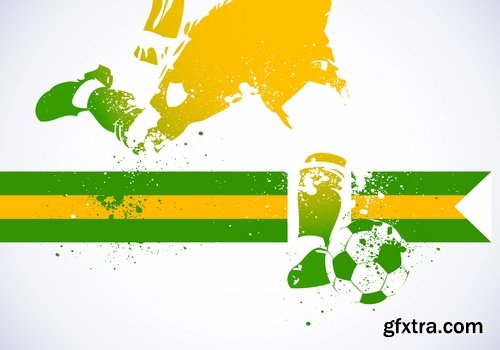 Brazil football world cup 2014 design elements in vector - 16 Eps - 3 Ai - 6 Svg