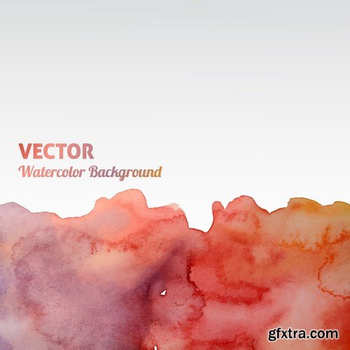 Stock Vectors - WaterColor, 25xEPS