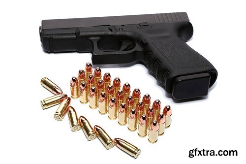 Stock Photos - Gun, weapon, 25xJPG