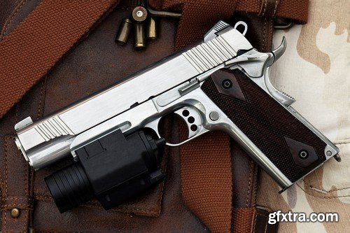 Stock Photos - Gun, weapon, 25xJPG