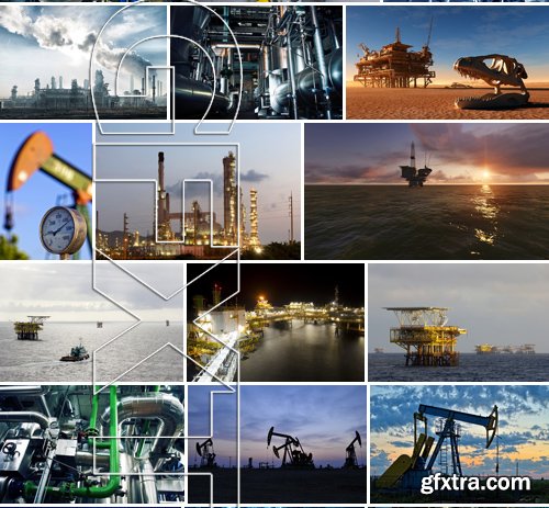 Stock Photos - Gas and oil industry 3, 25xJPG