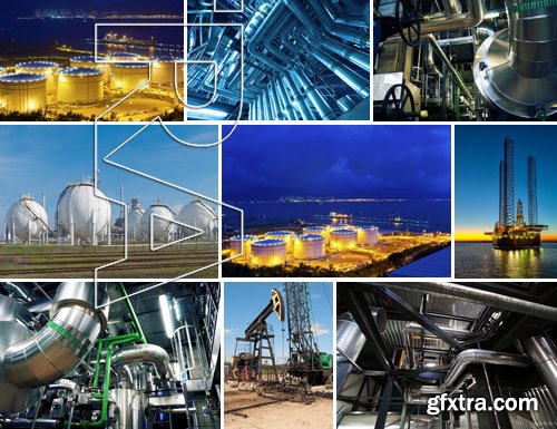 Stock Photos - Gas and oil industry 3, 25xJPG