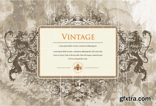 Vectorious 100 Vintage Vector Illustrations