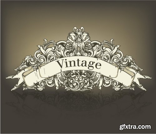 Vectorious 100 Vintage Vector Illustrations