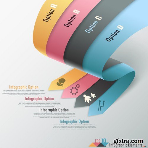 Infographics Design Elements#32 - 25 Vector