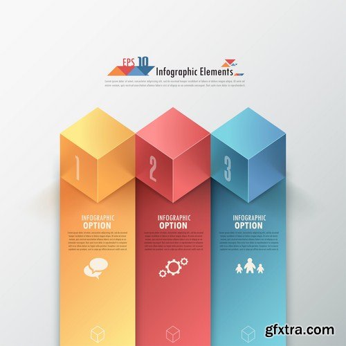 Infographics Design Elements#32 - 25 Vector