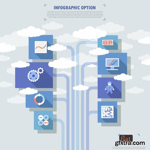 Infographics Design Elements#32 - 25 Vector