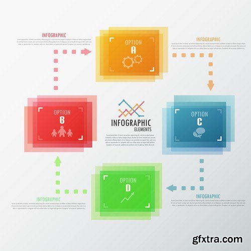 Infographics Design Elements#32 - 25 Vector