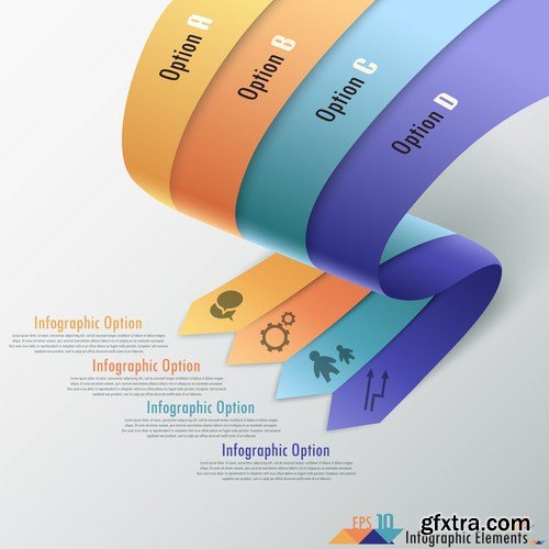 Infographics Design Elements#32 - 25 Vector