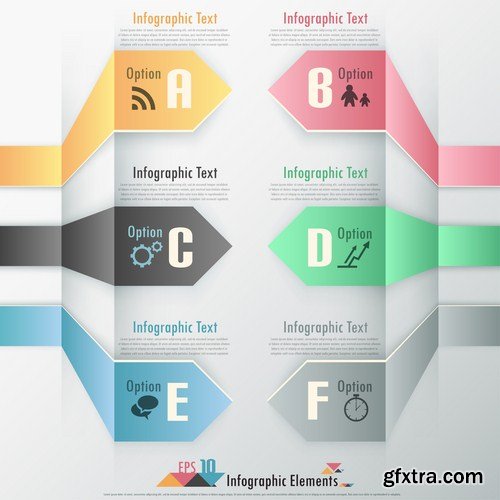 Infographics Design Elements#32 - 25 Vector