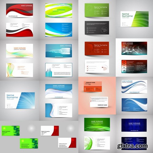 Business Card Design #15 - 25 Vector