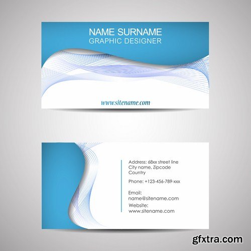 Business Card Design #15 - 25 Vector