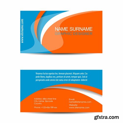 Business Card Design #15 - 25 Vector