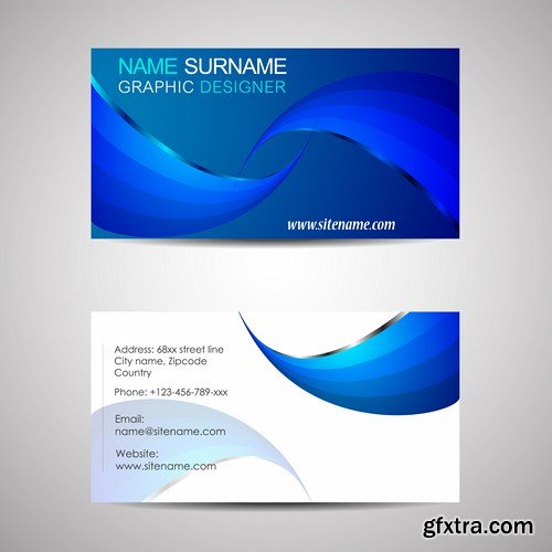 Business Card Design #15 - 25 Vector