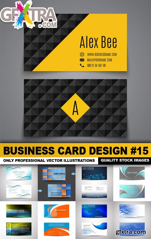 Business Card Design #15 - 25 Vector