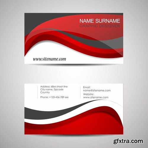 Business Card Design #15 - 25 Vector