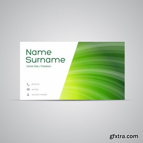 Business Card Design #15 - 25 Vector