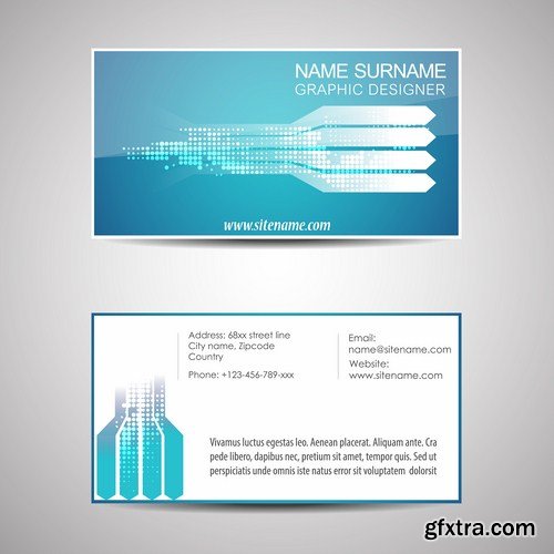 Business Card Design #15 - 25 Vector