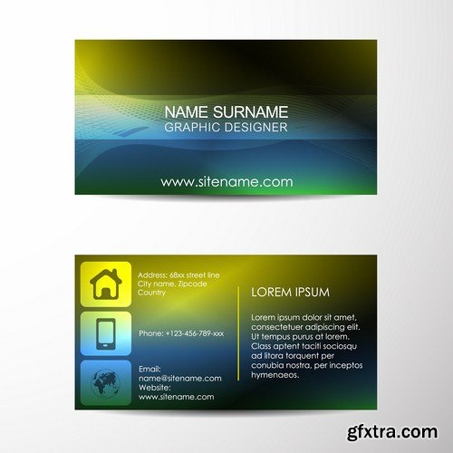 Business Card Design #15 - 25 Vector