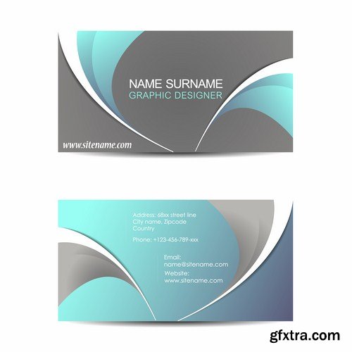 Business Card Design #15 - 25 Vector