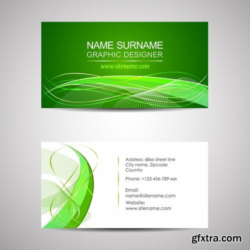 Business Card Design #15 - 25 Vector