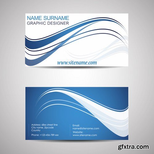 Business Card Design #15 - 25 Vector