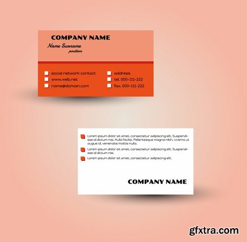 Business Card Design #15 - 25 Vector