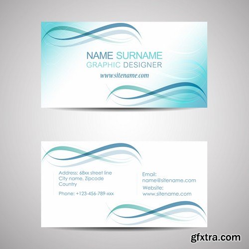 Business Card Design #15 - 25 Vector