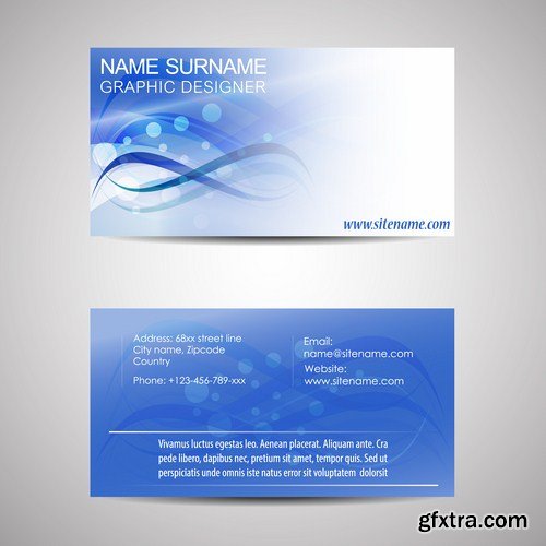 Business Card Design #15 - 25 Vector