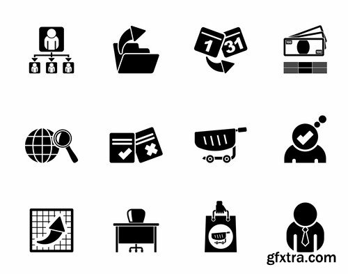 Flat Icons #31 - 25 Vectors