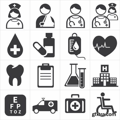 Flat Icons #31 - 25 Vectors