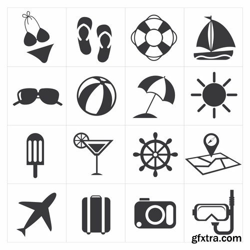 Flat Icons #31 - 25 Vectors