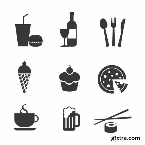 Flat Icons #31 - 25 Vectors