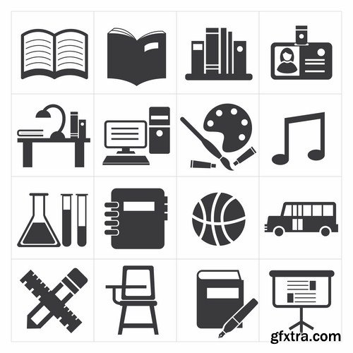 Flat Icons #31 - 25 Vectors