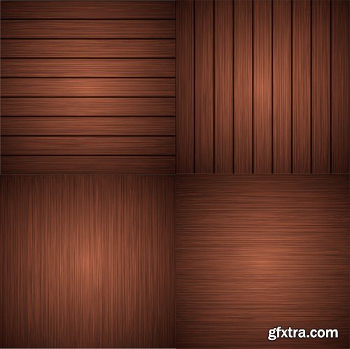 Wooden Background - 25 Vector