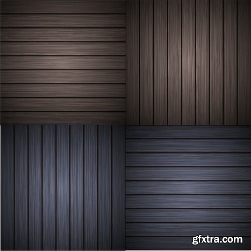 Wooden Background - 25 Vector