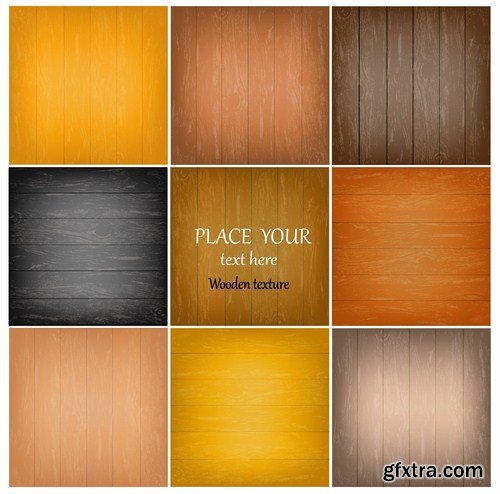 Wooden Background - 25 Vector