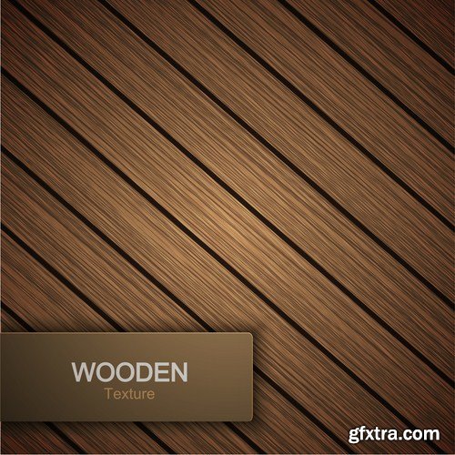 Wooden Background - 25 Vector