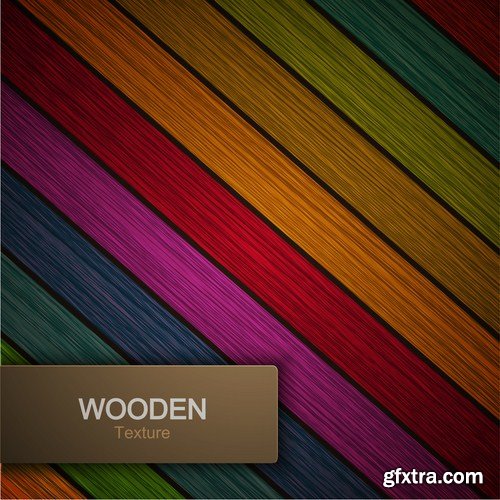 Wooden Background - 25 Vector