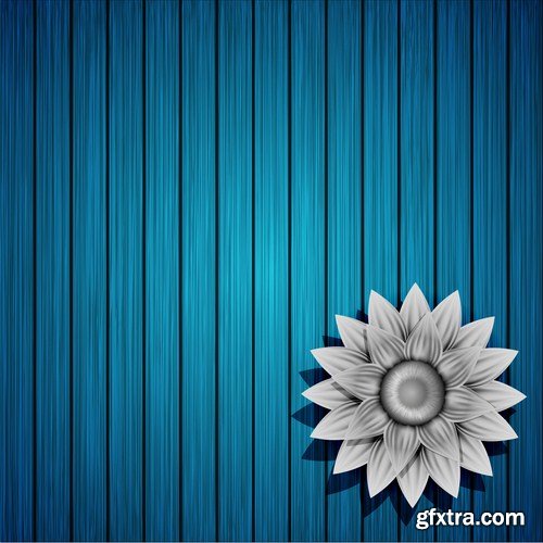 Wooden Background - 25 Vector