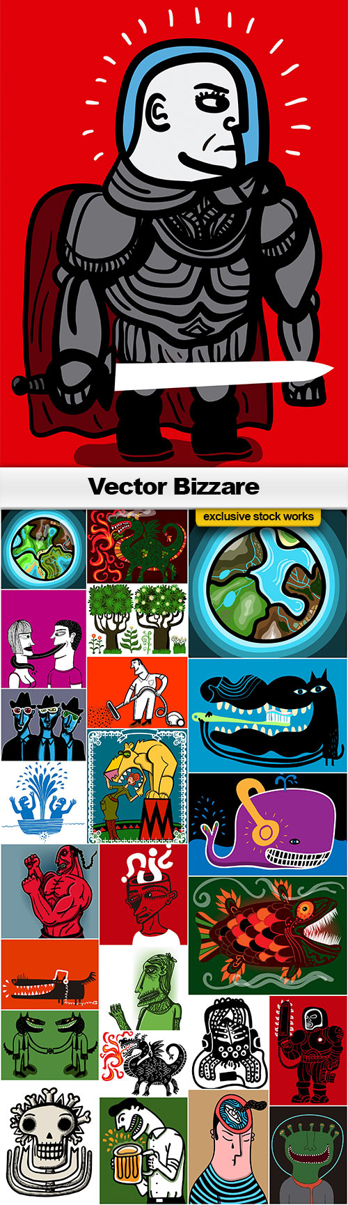 Vector Bizzare - 25x EPS