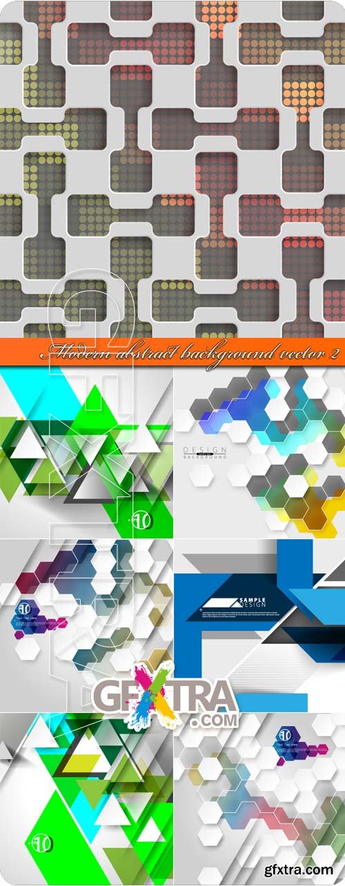 Modern abstract background vector 2