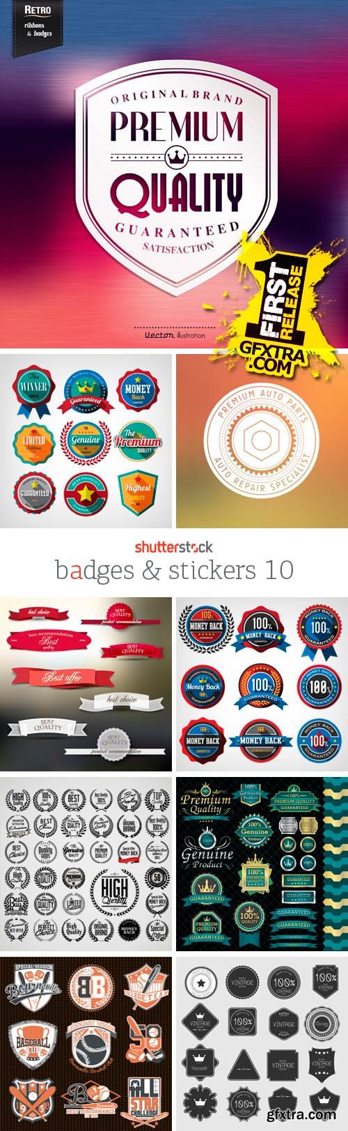 Amazing SS - Badges & Stickers 10, 25xEPS